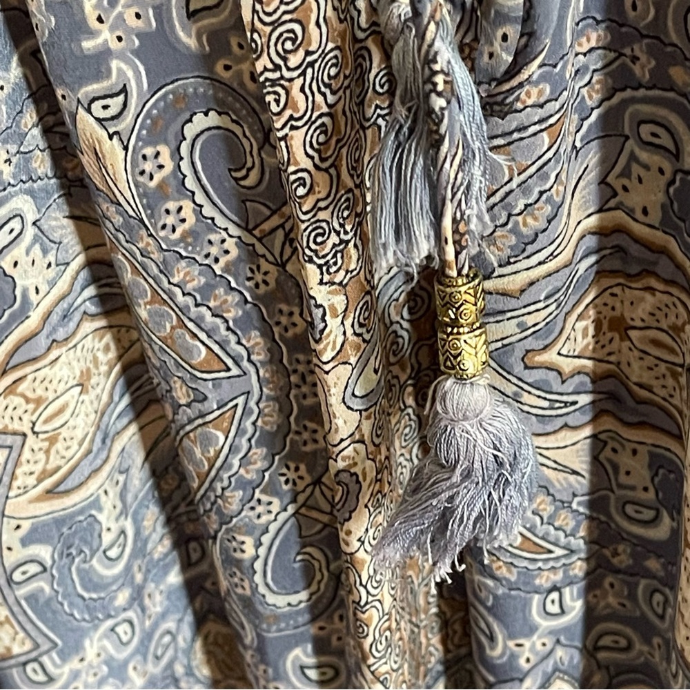 Boho Karma Highway Flutter Sleeve Side Split Maxi - Picture 6 of 9